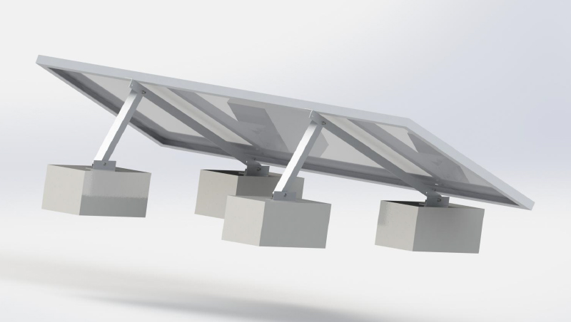 屋根用の簡易三角架台