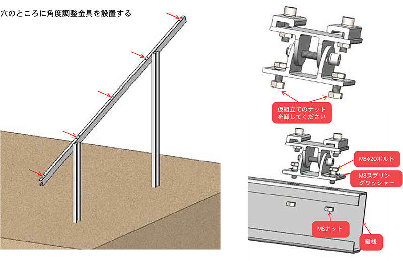 一本足太陽光架台