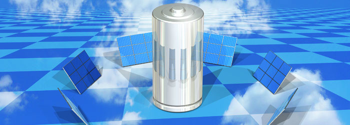 太陽光発電架台 蓄電池