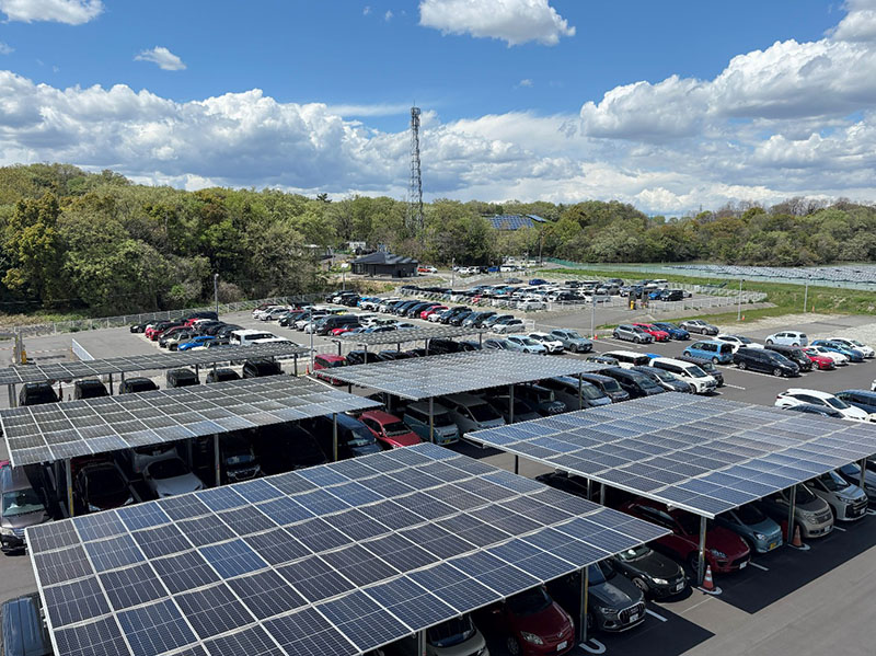 ソーラーカーポート 太陽光発電 再生可能エネルギー