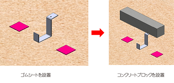 太陽光発電 陸屋根 置き基礎架台 太陽光発電 陸屋根 置き基礎架台