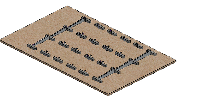 太陽光発電 陸屋根 置き基礎架台 太陽光発電 陸屋根 置き基礎架台