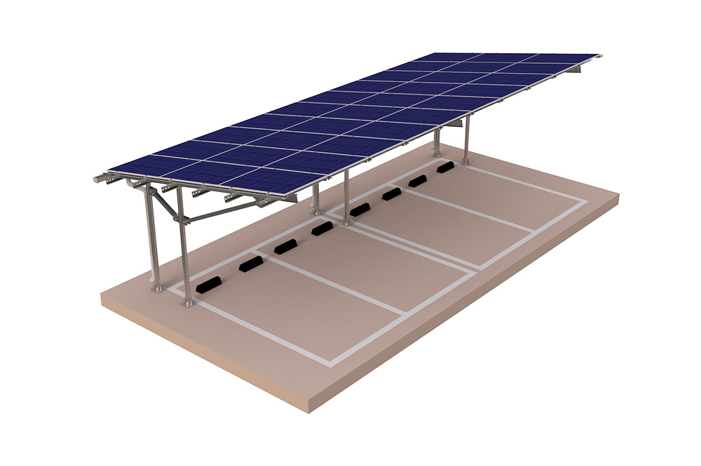 四本支柱カーポートシステム