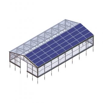 アルミ製ハウス+太陽光発電
