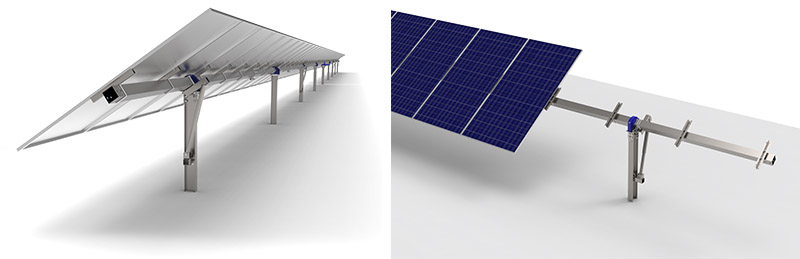 太陽光発電の収益を最大化：UIソーラー「1P単軸追尾システム」の特長と信頼性