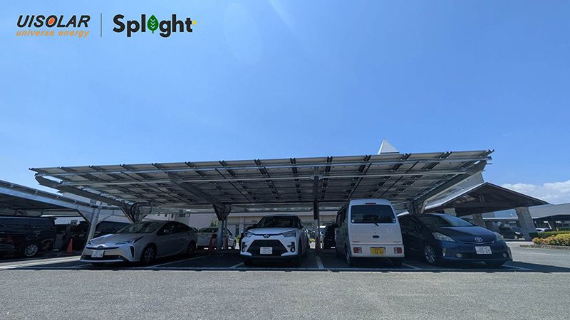 うきは市役所 1本足カーポート案件（143.52kW）が竣工いたしました