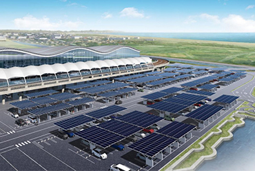 仙台空港の駐車場に、1.8MWの太陽光発電所を建設へ　23年稼働